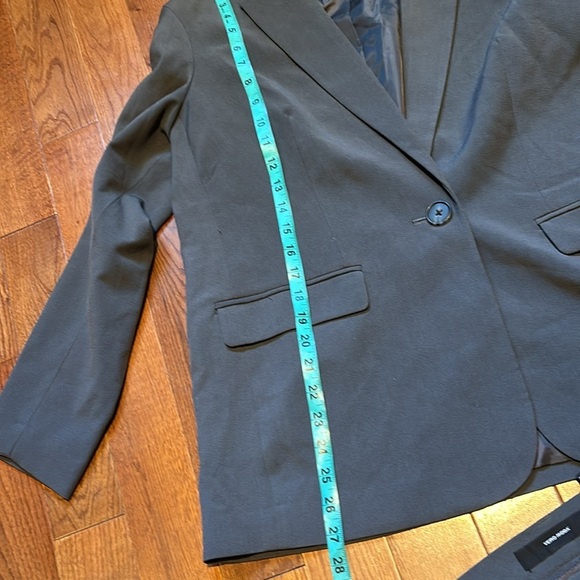 Vero Moda Solid Grey Two Piece blazer trouser set Sz Medium - Picture 8 of 16